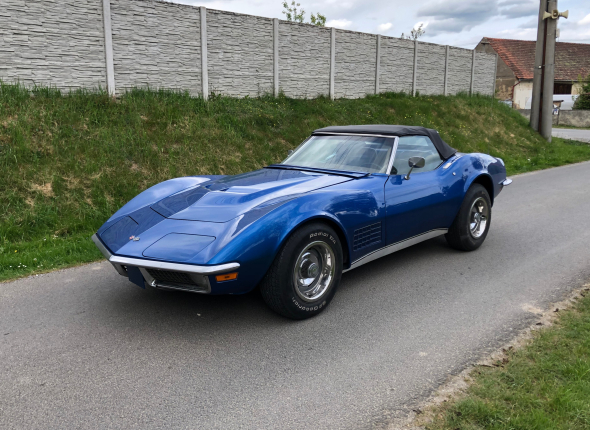 Chevrolet Corvette C3 454 Cabrio BIG BLOCK - MANUÁL